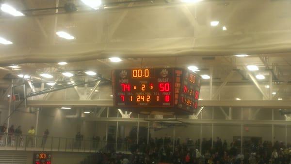 Final score Apple Valley 74, Cretin Derham Hall 50