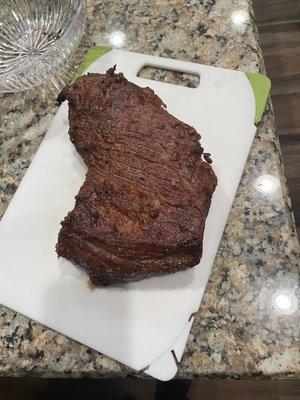 2 hour smoked Wagyu tri-tip