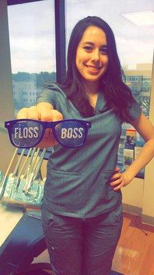 Buck Family Dental's Floss Boss!