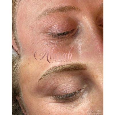 Powder/Ombré brows (permanent makeup)