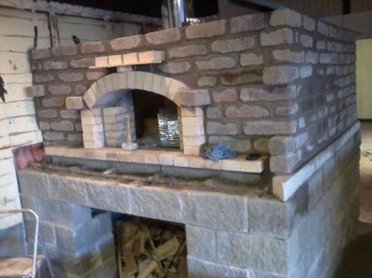 A&E Construction Team Inc. designed and built Decatur's very own Wood Fire Pizza Oven!!