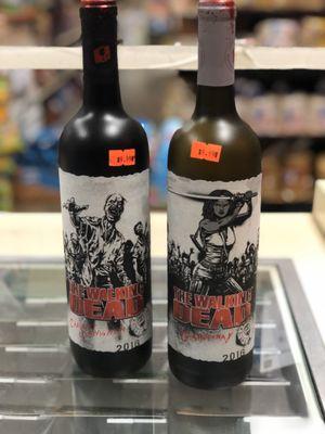 The Walking Dead Collectors Editions  Cab Sauv 2016 and Chardonnay 2016