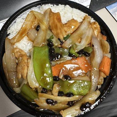 Chicken & Black Bean Sauce Lunch