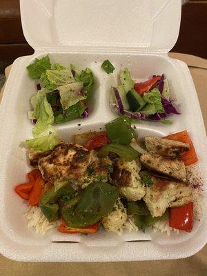 Chicken Kabob Plate