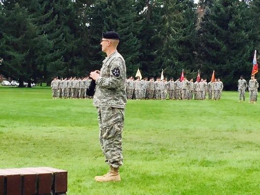 3-2 SBCT Re-Flag to 1-2 SBCT, a momentous day. Honored to invited.