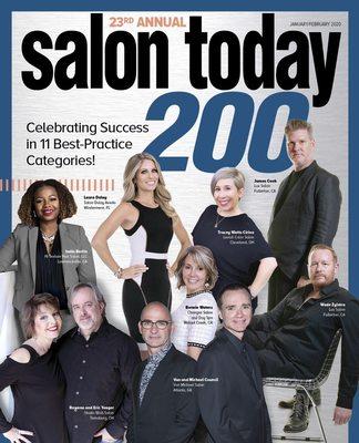 We have named one of the top 200 Salons in North America 5 times.