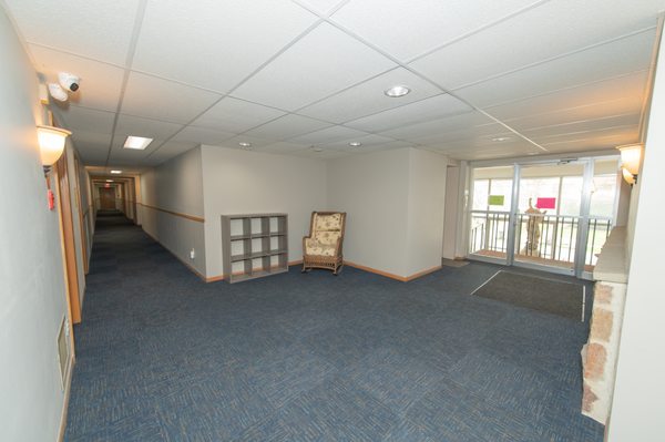 Spacious hallways and common areas