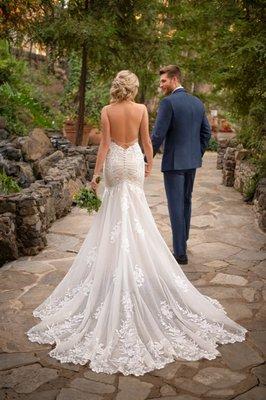 Veil from the back is just 100%.