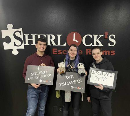 We escaped