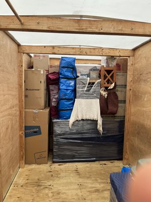 Pod being pack by safety movers