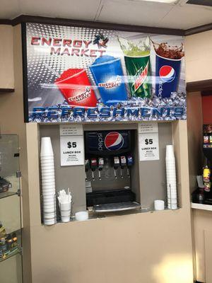 Ice Cold Fountain Soda!