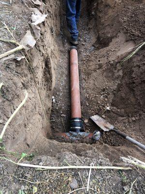 Sewer line tap