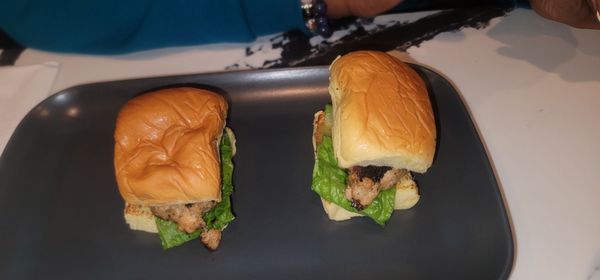 Salmon Sliders