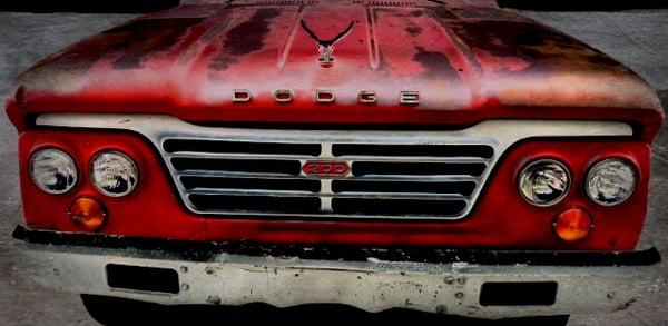 Customers Dodge truck.I love vintage anything.