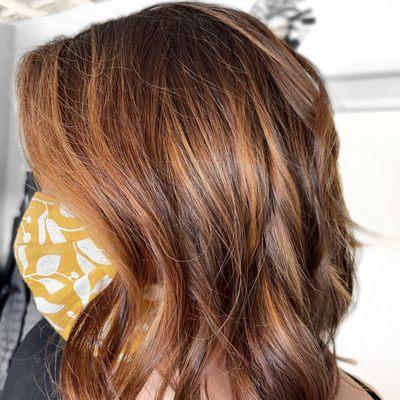 Dimensional brunette balayage but The HeadGardener