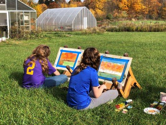 Art is part of every day in the Waldorf curriculum.