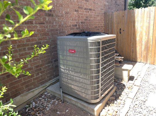 Air conditioning installation