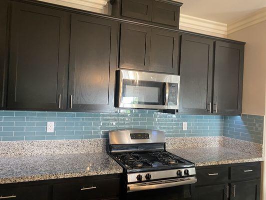 He is professional and honest guy to get the job done. I am pleased with my new kitchen backsplash.