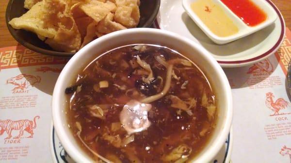 hot n sour soup is good too