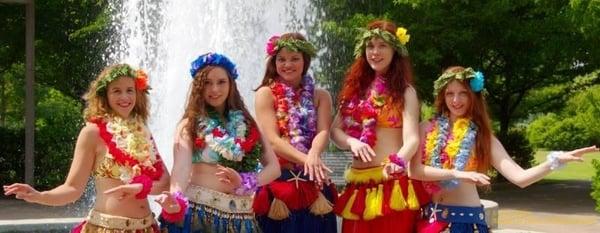 Memphis Hula Dancers and Mermaids