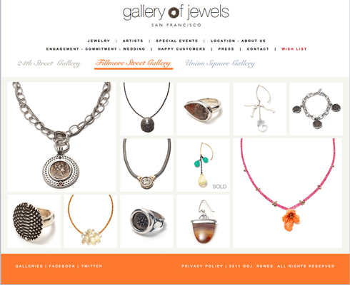 Gallery of Jewels Website