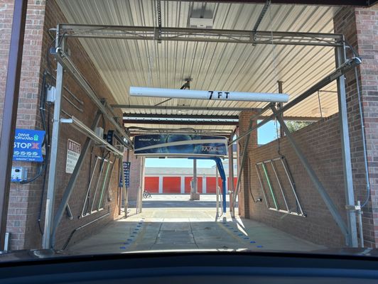 One carport for the touchless car wash