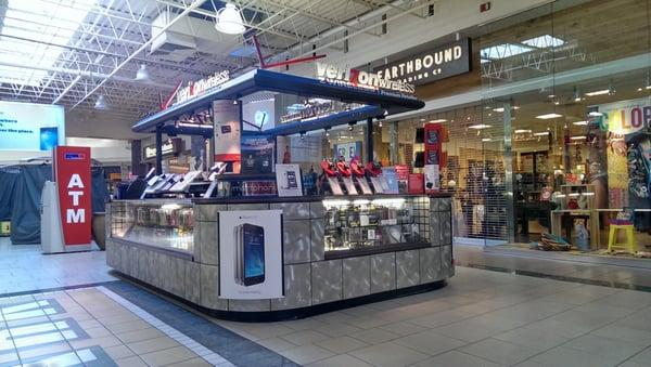 Verizon Wireless in Bay Park Square Mall. Located at the rear of the food court directly in front of Earthbound Trading Co.