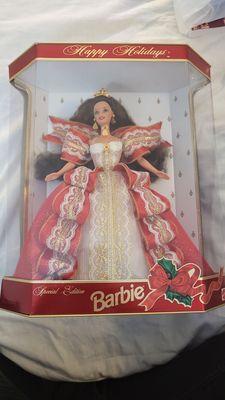 1997 holiday barbie.