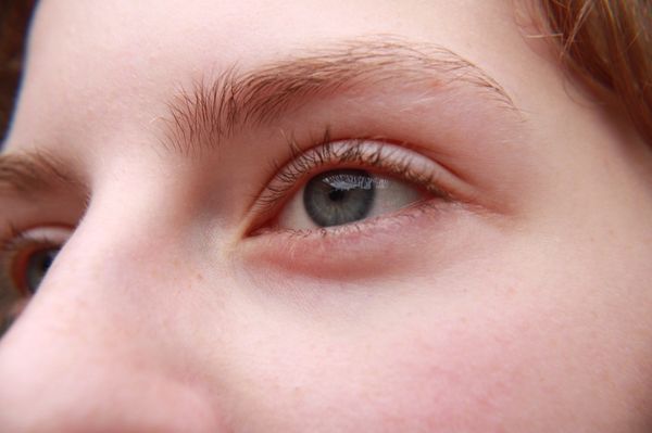 Blue eye, close up, portrait