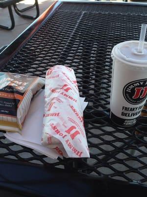 My go to lunch when I come to jimmy johns