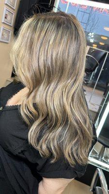 *.* (Pretty Hair)- Medium Blonde natural balayage highlight