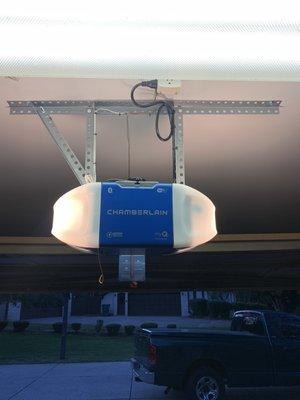 When prime garage door does the install, heavy duty steel, everything is nicely wired and attached with zip ties and heat shrink