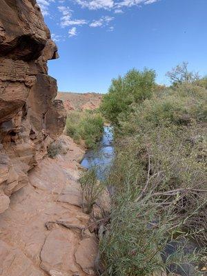 Plan to do some climbing over rocks