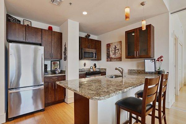 Kitchen of  New Orleans Vacation Rental Stay Alfred