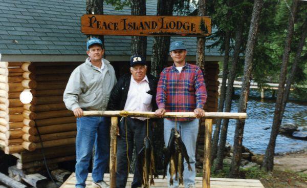 Founder Ralph Butler with Dwight Scharnhorst and current President Michael Butler, PE