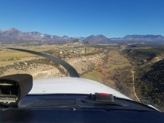 Landing in Crawford Colorado!