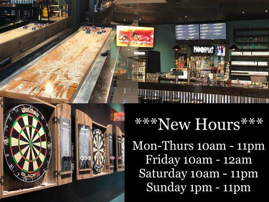 New Hours