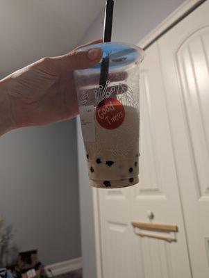 Tiger Milk Tea with Honey Boba.