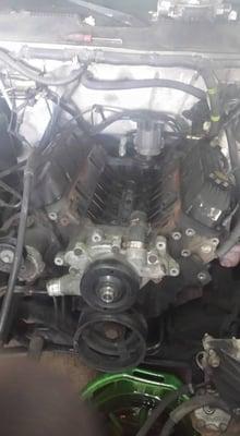 1997 dodge ram 5.9 engine swap. we do it all here. brakes, oil leaks, water leaks.