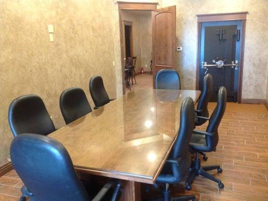 Our conference room at the Waynesville, MO law office.