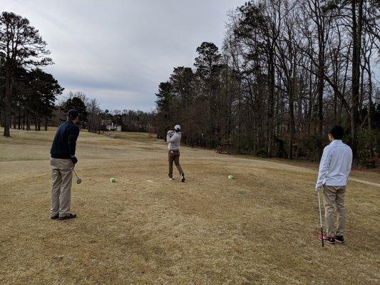 5th hole, white tees.