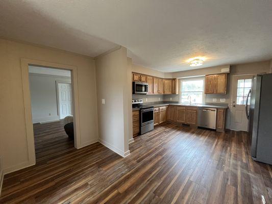 After picture of a home that was restored after a water damage.