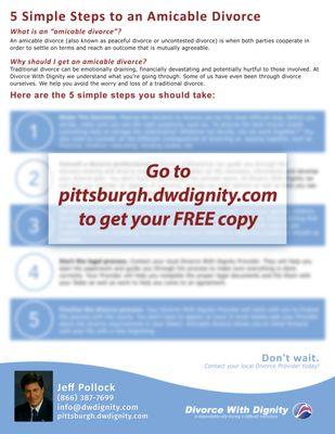 -- Go to pittsburgh.dwdignity.com to get your FREE copy of '5 Simple Steps to an Amicable Divorce' --