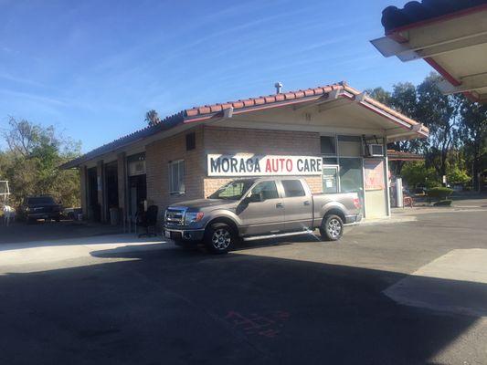 Located in the first garage of Moraga Auto Care.