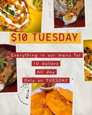 $10 Tuesday