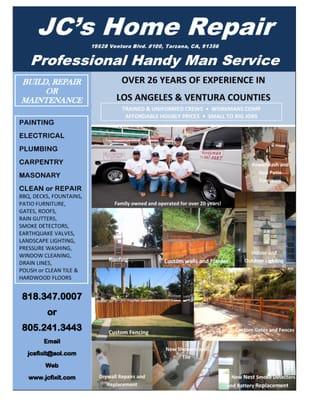 JC's Home Repair and Handy Man Service