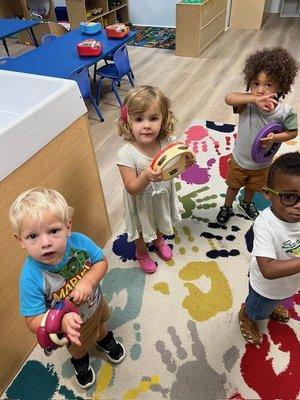 Music time for our 2 year old class
 Christian Preschool