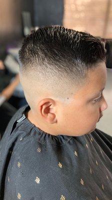 Mid high fade