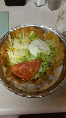 Chicken taco salad