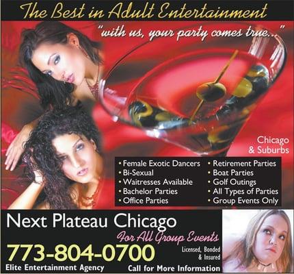 Chicago strippers Duo teams